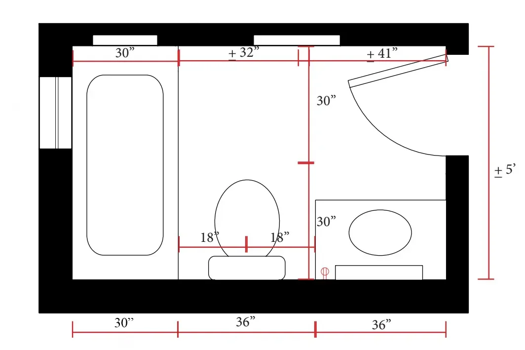 In This Clever Primary Suite Remodel, the Bathroom Shrank to Feel Huge