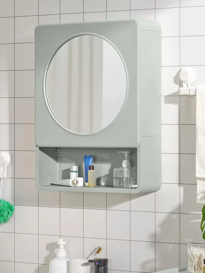 This $20 IKEA Medicine Cabinet Gives You Open AND Closed Storage (It’s Almost Unfair)